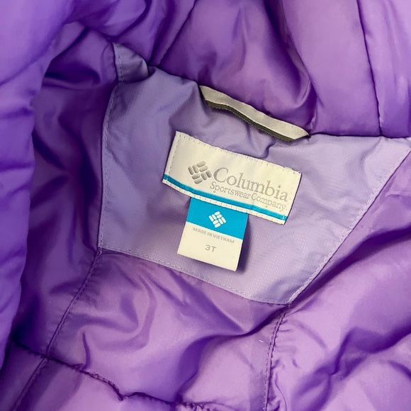 Columbia Winter Puffer Coat - 3T - Picture 3 of 5